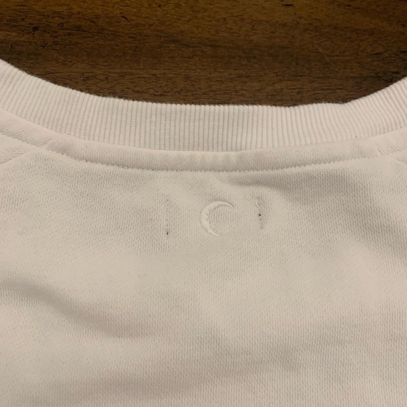 Zyia Active Crewneck Sweatshirt Women’s XXL White Mountain Moon Embroidered - Picture 4 of 5